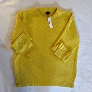 J Crew Yellow Spring Sweater Sz Small NWT!​​​​​​​​​​​​​​​​​​